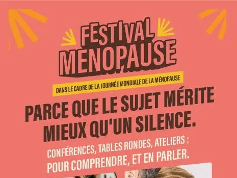Affiche festival de la ménopause