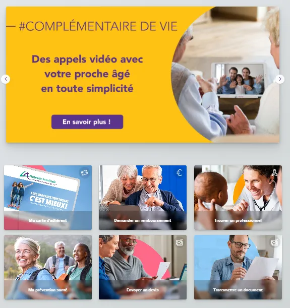 Espace adhérent La Mutuelle Familiale