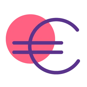 Picto Euro-Magenta